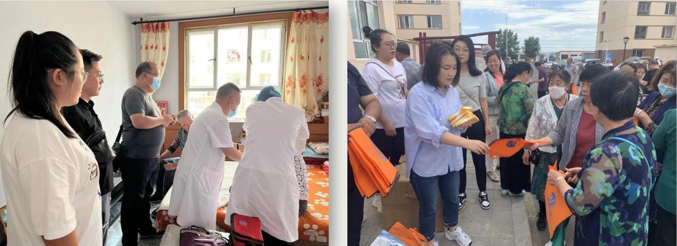 乌兰察布市融泽水务有限责任公司暖心服务进社区 疫苗接种筑安全